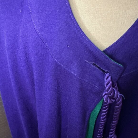 Vintage 1980s George Simonton Double Layer Cape With Shoulder Pads One Size - Picture 12 of 16